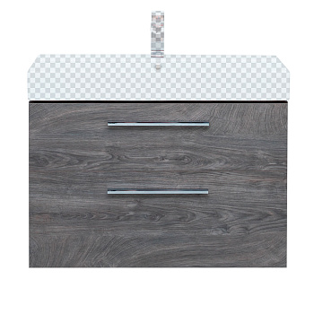 Тумба под раковину Aquanet Nova 85 (Slim Synergy) дуб рошелье, 2 ящика