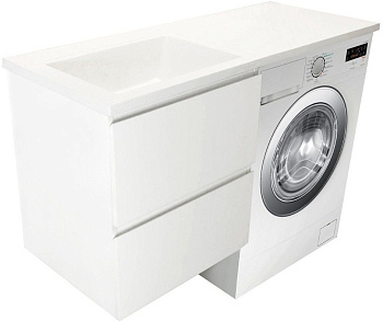 Тумба подвесная под умывальник Dallas Luxe 1150х482 2 ящика (ШхГхВ) 498х476х607