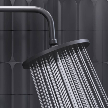 977050300 Jupiter верхний душ, круг, Черный