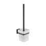 Ершик для унитаза матовой черный , RG1500H Rose, Черный