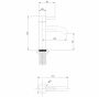Смеситель для раковины Abber Wasser Kreis AF8110RG розовое золото Смеситель для раковины Abber Wasser Kreis AF8110RG розовое золото