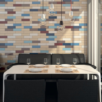 Плитка настенная 2839 Баттерфляй голубой 8,5*28,5*9 (41 шт/1.02м2), м2 Плитка настенная 2839 Баттерфляй голубой 8,5*28,5*9 (41 шт/1.02м2), м2