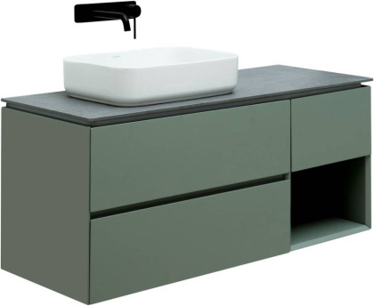 Тумба под раковину Allen Brau Infinity 120 1.21005.CGM L олива матовый