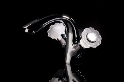 Смеситель для умывальника, Camelia хром_Комплект