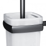 Стойка с туалетной щеткой Gem, 37,3х9,4х12 см, белая, A9033422