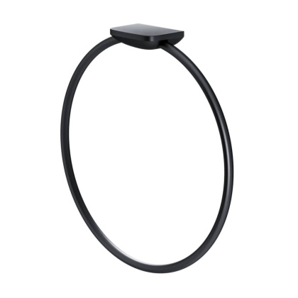 Кольцо для полотенец Inspire V2.0, 18,7х18,5х4 см, черное, A50A34422
