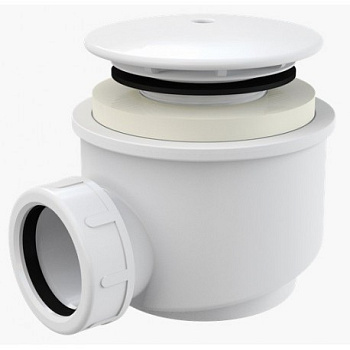 Сифон для душевого поддона, белый