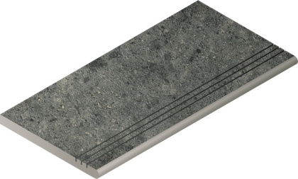 Грэй Ступень Закруг.Грип 30X60 Грэй Ступень Закруг.Грип 30X60