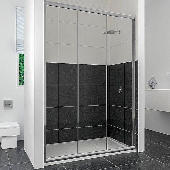 Душевая дверь RGW Classic CL-11 100 04091100-11 профиль Хром стекло прозрачное