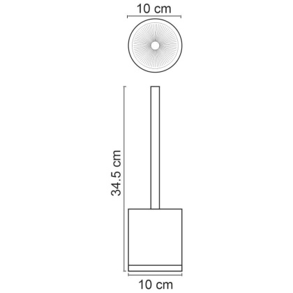 Lopau K-3327 Щетка для унитаза