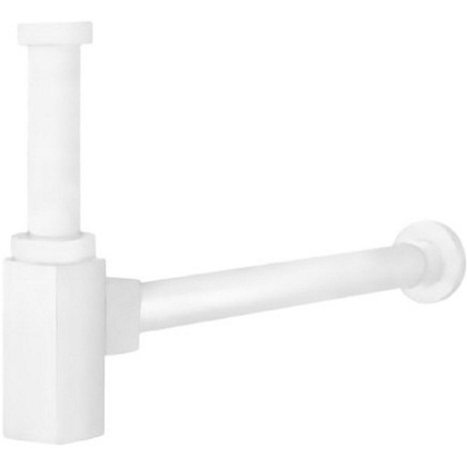 CZR-B-SMQ-BIO Сифон под раковину квадратный, исполнение белый матовый