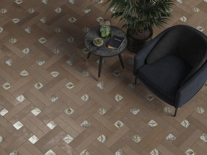 Декор VT\B236\1146 Довиль 8 глянцевый 9,8*9,8 (уп/30шт), шт