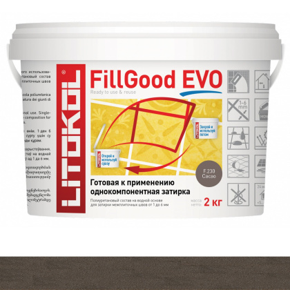 Затирка полиуретановая FILLGOOD EVOF.230 CACAO 2кг