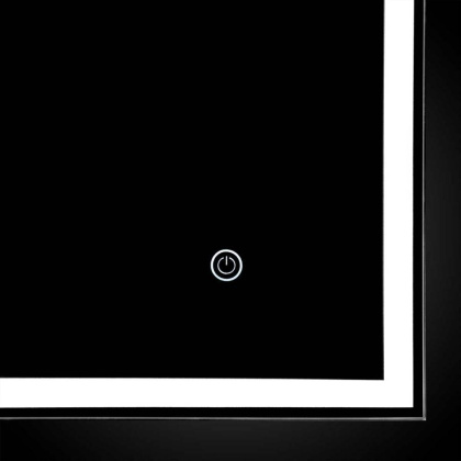 Зеркало LED VLM-3VN900 900х700 c сенсорным выключателем и диммером Зеркало LED VLM-3VN900 900х700 c сенсорным выключателем и диммером