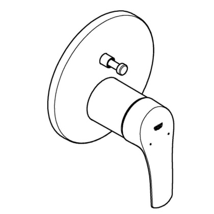 Смеситель GROHE Eurosmart однорычажный с переключателем на 2 положения (24043003) Смеситель GROHE Eurosmart однорычажный с переключателем на 2 положения (24043003)