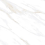 Calacatta Clarity Gold Керамогранит белый 80х80 Полированный