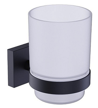 Стакан для зубных щеток Timo Selene Black 12033/03 Стакан для зубных щеток Timo Selene Black 12033/03