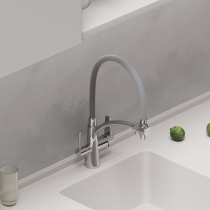 Смеситель для кухни SANCOS Eri с возможностью подключения фильтра, цвет хром, арт. SC4001CH