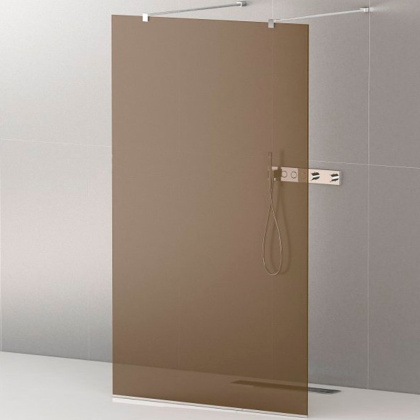 LIBERTA-L-2-90-120-BR-Cr Душевая перегородка с возможностью двустороннего входа, стекло бронза, профиль хром, 900x1200x1950 мм LIBERTA-L-2-90-120-BR-Cr Душевая перегородка с возможностью двустороннего входа, стекло бронза, профиль хром, 900x1200x1950 мм