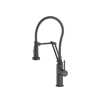 Смеситель для кухни 2 jet (профессиональный) AQUATEK, матовый черный AQ1388MB ЕВРОПА Смеситель для кухни 2 jet (профессиональный) AQUATEK, матовый черный AQ1388MB ЕВРОПА