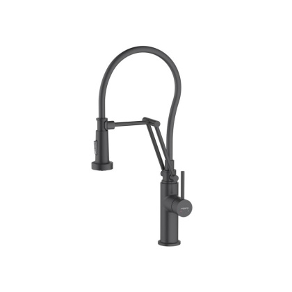 Смеситель для кухни 2 jet (профессиональный) AQUATEK, матовый черный AQ1388MB ЕВРОПА Смеситель для кухни 2 jet (профессиональный) AQUATEK, матовый черный AQ1388MB ЕВРОПА