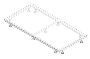 Каркас для поддона Creto Ares, Scala 100x70