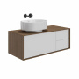 Раковина ARTBASIN Vento накладная 50, белая глянцевая VE.wb.50\WHT