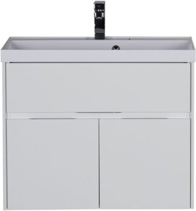 Тумба с раковиной Aquanet Латина 80 белый