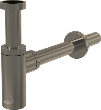 Сифон для умывальника DN32 DESIGN, NICKEL-мат