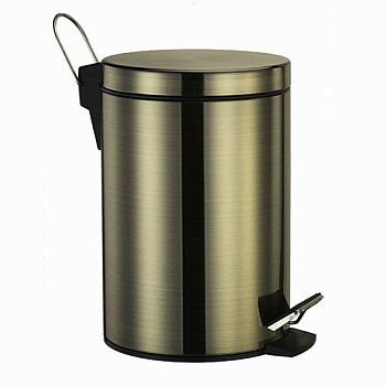 Ведро 5L, 21х31,5х26,5 см, цвет бронза, K-645