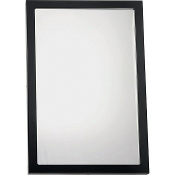 Косметическое зеркало Bemeta Help 301401030 Черное матовое, с поворотно-откидным механизмом