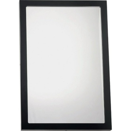 Косметическое зеркало Bemeta Help 301401030 Черное матовое, с поворотно-откидным механизмом