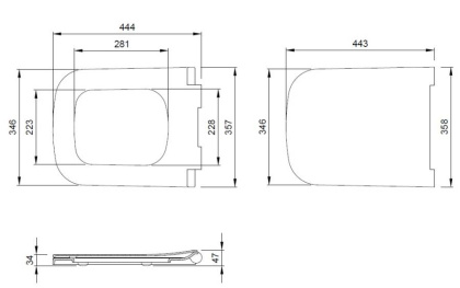 Крышка-сиденье для унитаза Allen Brau Infinity 4.21014.31 черный матовый