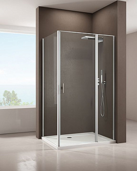 Душевой уголок Allen Brau Priority 100x90 3.31004.00 + 3.31016.00 хром