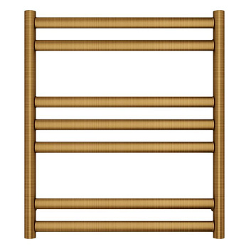 Полотенцесушитель водяной Lemark Status LM44607BR П7 500x600, бронза