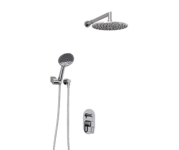 A16830 Встраиваемый комплект для душа с верхней душевой насадкой и Wasserkraft