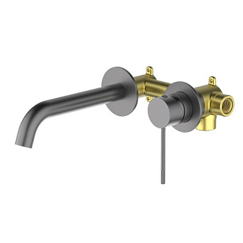 Смеситель TIMO Saona 2372/18SM для раковины скрытого монтажа, черное золото Смеситель TIMO Saona 2372/18SM для раковины скрытого монтажа, черное золото