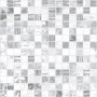 Экстра Мозаика серый+белый 30х30