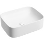 Умывальник чаша накладная прямоугольная (цвет Белый Матовый) Element 505*380*150мм