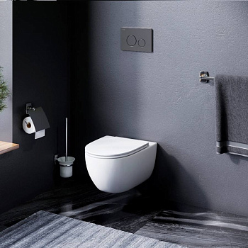 IS49038.111700 Комплект инсталляция с клавишей Pro L черн мат с подвесным унитазом Awe FlashClean с сид м/лифт IS49038.111700 Комплект инсталляция с клавишей Pro L черн мат с подвесным унитазом Awe FlashClean с сид м/лифт