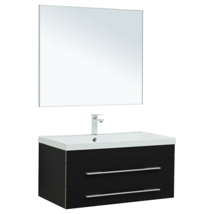 Мебель для ванной Aquanet Верона 90 черный матовый