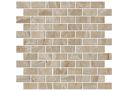 Декор MM13121 Эвора Бежевый (32см*30см*11мм) (5шт/0,48м2) Глянцевый Мозаичный, шт
