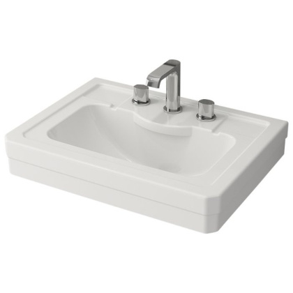 Раковина Siena 70 cm, 720*555, 1 отв. смес., белый 1040-001-0126, шт