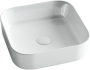 Умывальник чаша накладная квадратная Element 385*385*135мм
