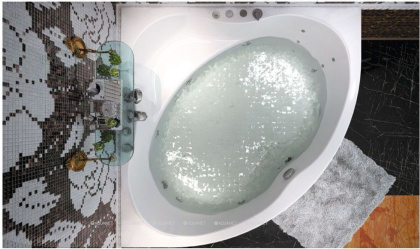 Акриловая ванна Aquanet Palau 140x140 (с каркасом)