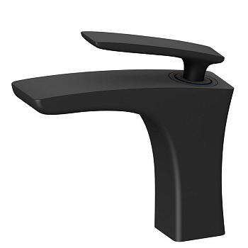 Смеситель Timo Helmi 4061/03F для раковины, черный матовый Смеситель Timo Helmi 4061/03F для раковины, черный матовый