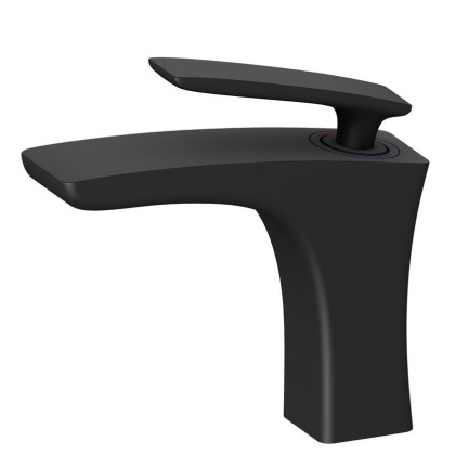 Смеситель Timo Helmi 4061/03F для раковины, черный матовый Смеситель Timo Helmi 4061/03F для раковины, черный матовый