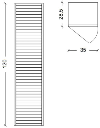 Пенал Canale белый+золото без ножек_Комплект 846-WG Boheme