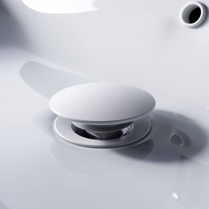 F0700P33 донный клапан, Нажимной, Белый, шт.