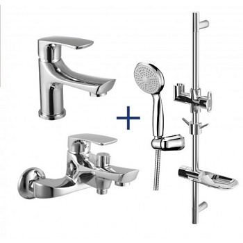 Комплект смесителей Lemark Plus Shape LM1780C "3 в 1"" Комплект смесителей Lemark Plus Shape LM1780C "3 в 1""